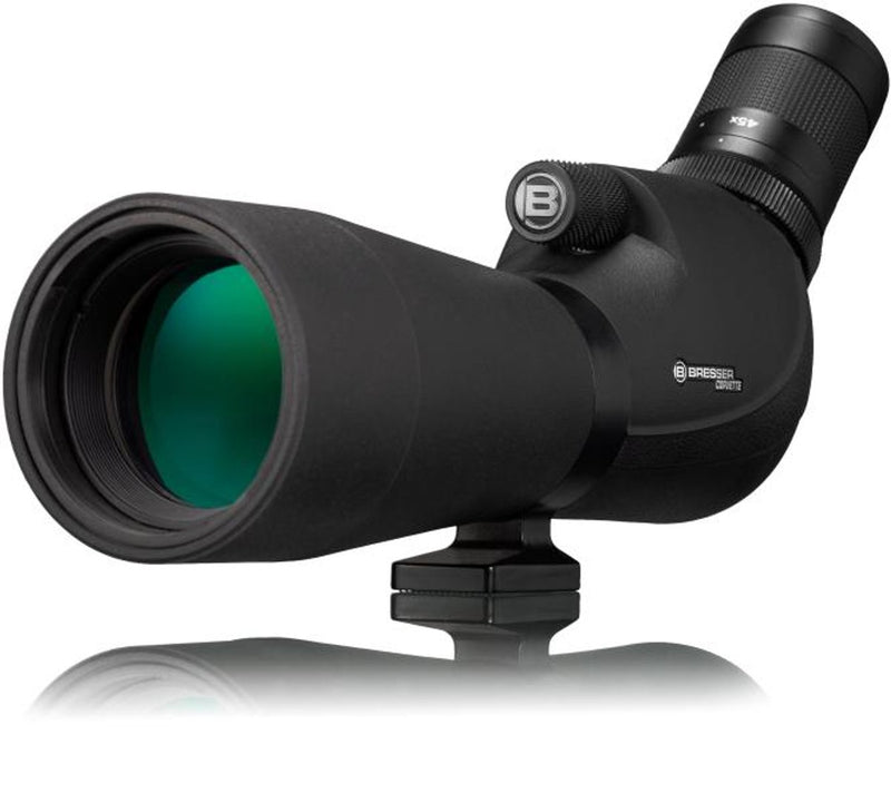 Telescopio terrestre Bresser Corvette 15-45x60 - binoculares impermeables para observación de aves y observación de la naturaleza - función de zoom de vidrio bak-4