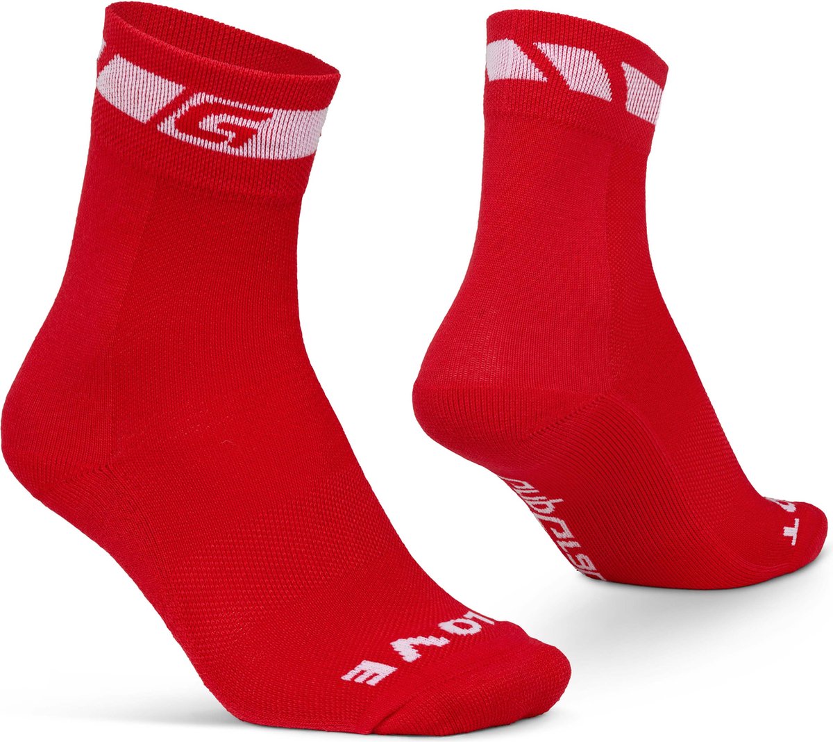 Gripgrab - lente herfst fietssokken thermo overganssokken - rood - unisex - maat m