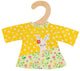 Bambole dungarees con camicia a strisce Bunny Lou, 20-25 cm
