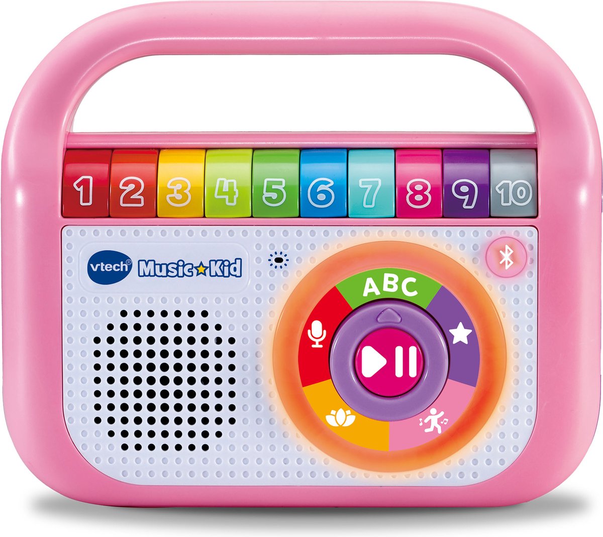 Vtech music kid pink - giocattoli educativi - conosci le canzoni musicali - giocattoli per bambini da 2 anni a 6 anni