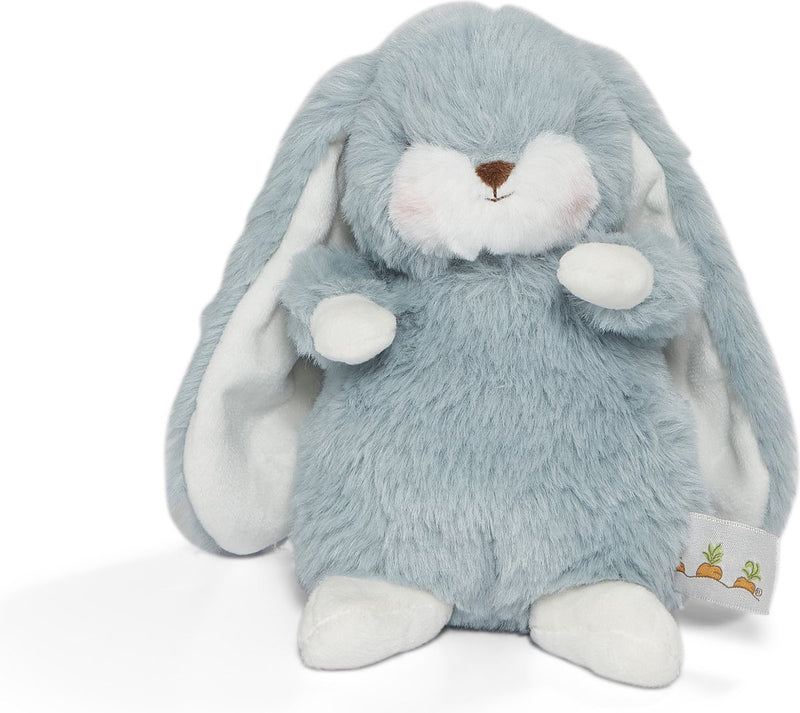 I conigli della baia sgranocchiano il coniglio - peluche - dettagli ricamati - 20 cm - blu tempesta