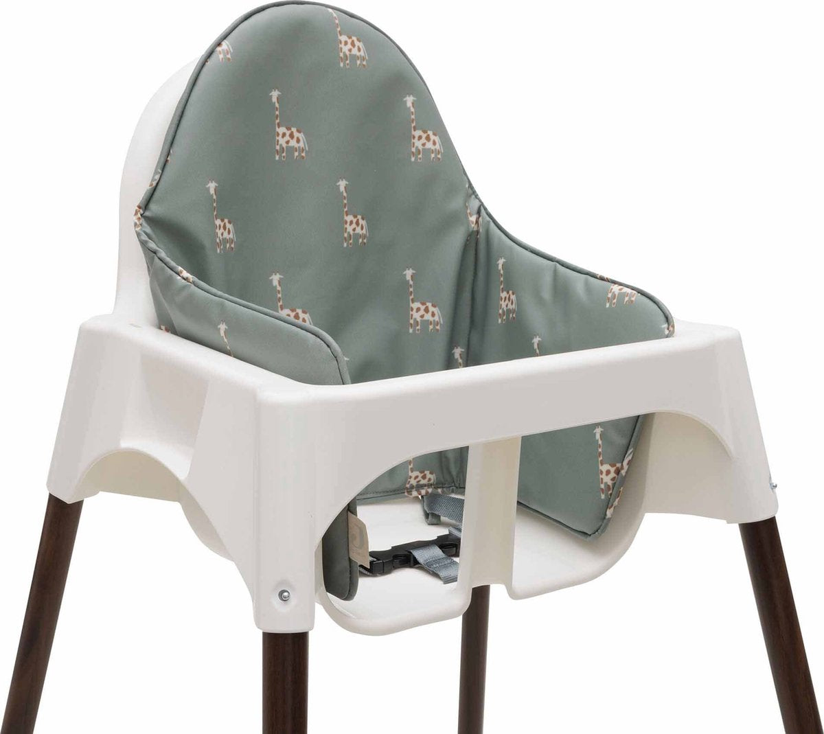 Jollein - reductor de asiento Jungle Jambo Giraffe - repelente al agua - reductor de asiento para trona ikea, bebé