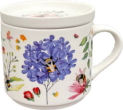 Taza de porcelana de Nectar Meadows con cubierta de montaña