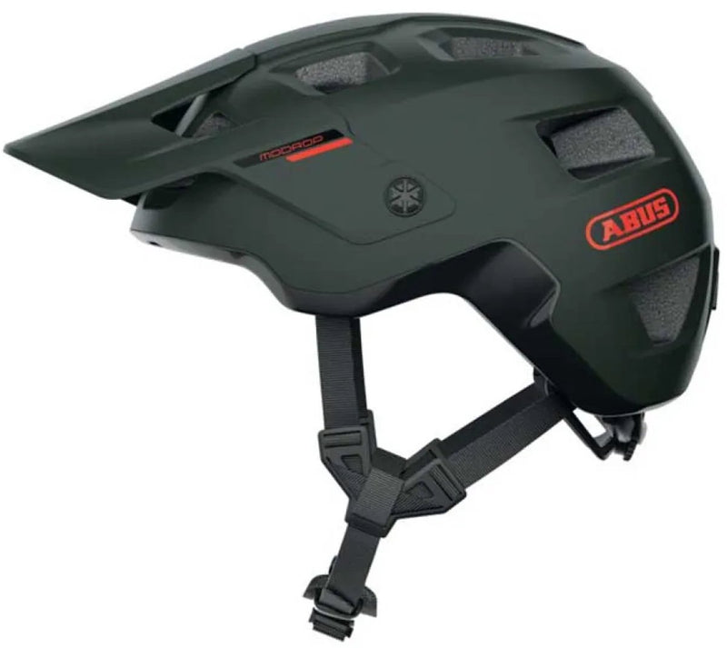 Casco de mtb Abus modrop - verde oscuro - l