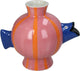 Hd collection vaas vis aardewerk 21.6x13.4x17cm