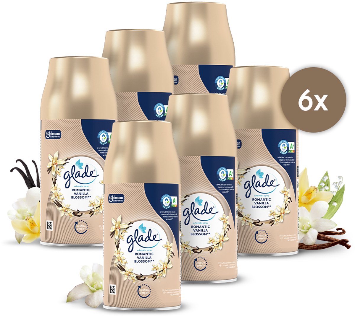 Spray automático Glade - recambio de flor de vainilla