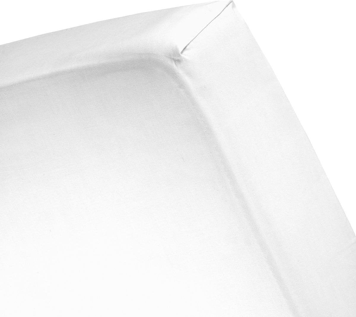 Sábana ajustable de fin de semana Cenicienta - adecuada para somier - algodón - 90x200 cm - hasta 35 cm de altura del colchón - blanco
