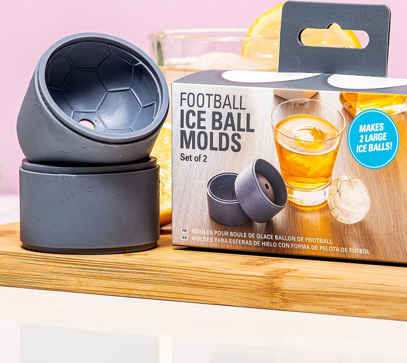 Forma de bola de hielo Kikkerland (juego de 2) - furgoneta de fútbol