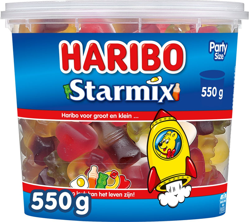 Haribo starmix - mezcla de dulces sabores de frutas - 550g