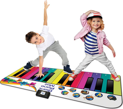 N-gear dance mat xxl - piano mat - interactive play mat - with different song sounds - 180 cm