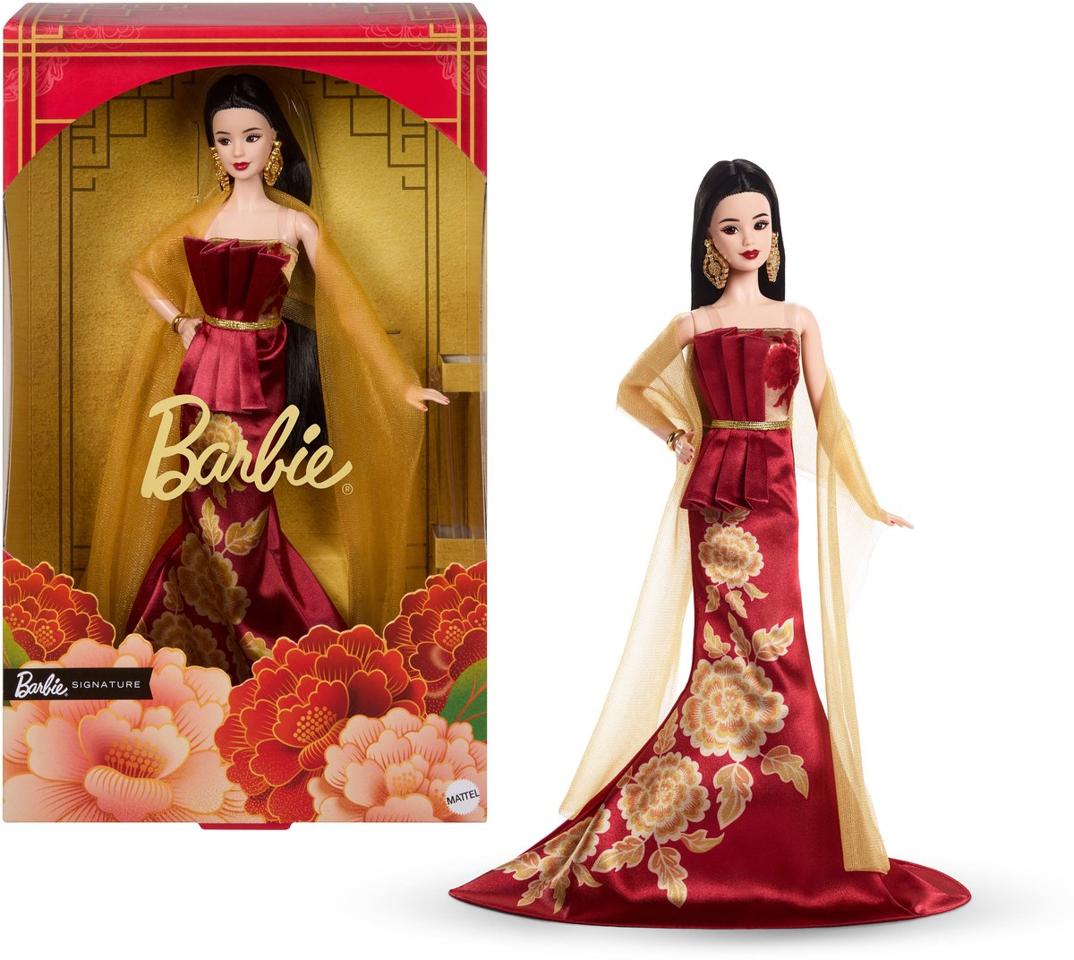 Mattel Barbie bambola capodanno lunare - bambola da collezione in edizione limitata.