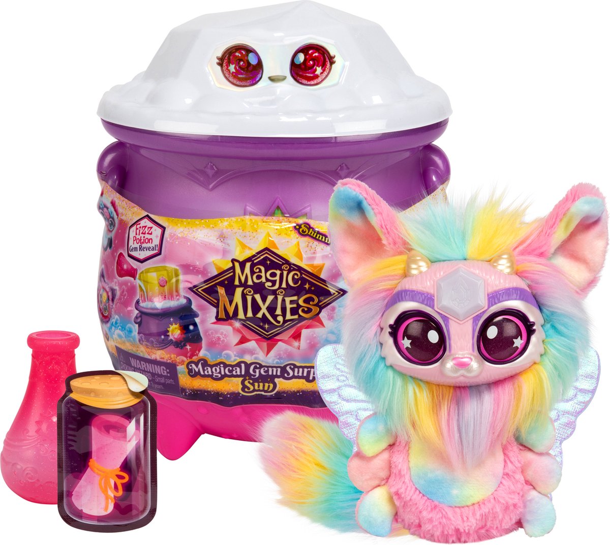 Moose Toys Magic Mixies Magic Boiler Sun con cristalli