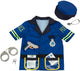 Klein Toys - costume da poliziotto per bambini da 3 a 6 anni - giacca, manette, berretto e altri accessori