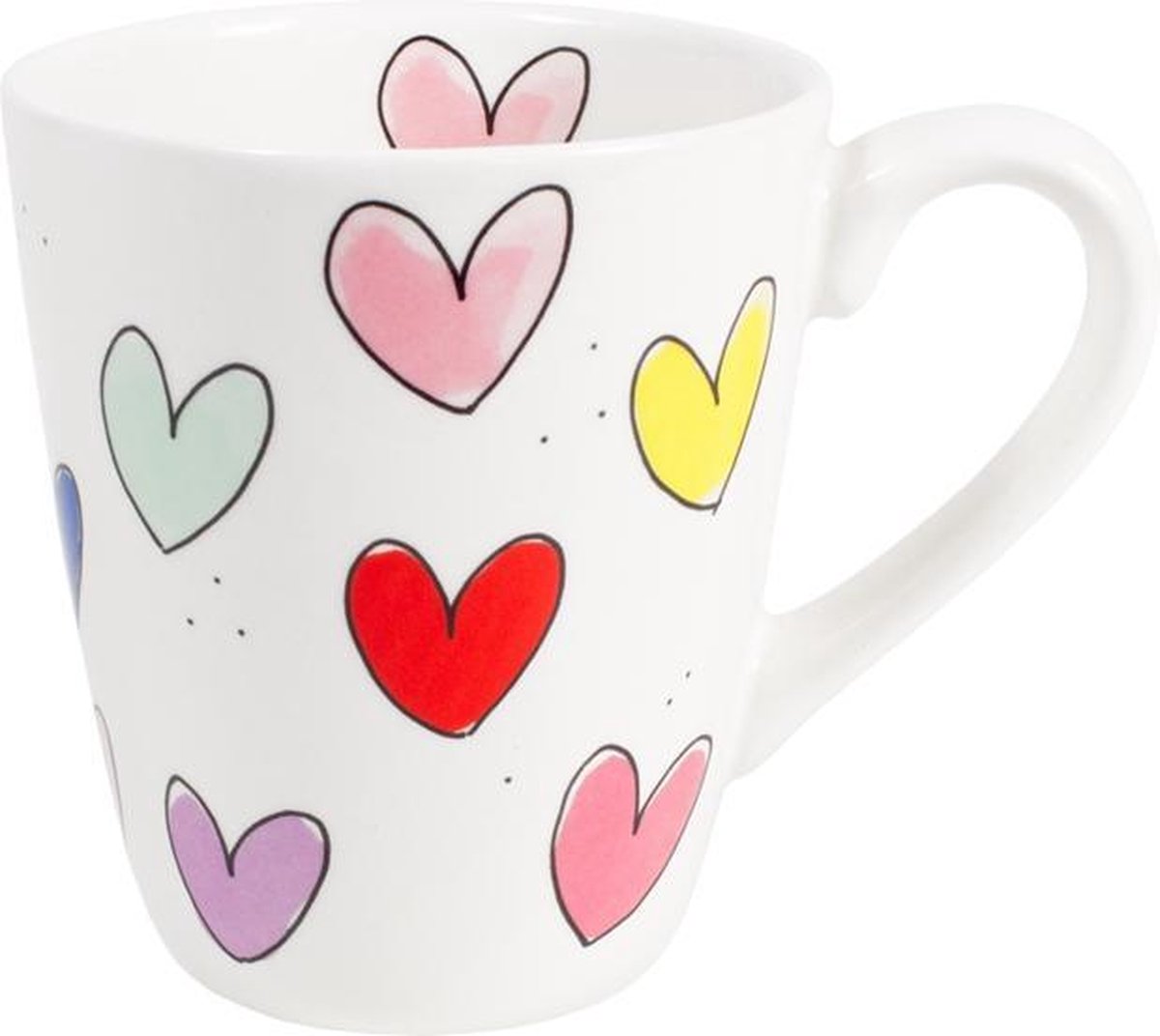 Taza Blond Amsterdam corazones - corazones - 0,35l