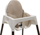 Jollein - reductor de asiento turrón - repelente al agua - reductor de asiento para trona ikea, bebe