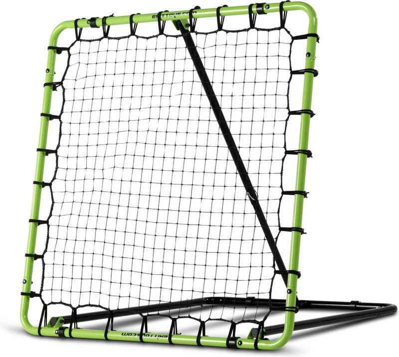 Exit toys exit tempo multisport rebounder 120x120cm - tchoukbal - voetbal rebounder - trainingsmateriaal - buiten - groen zwart