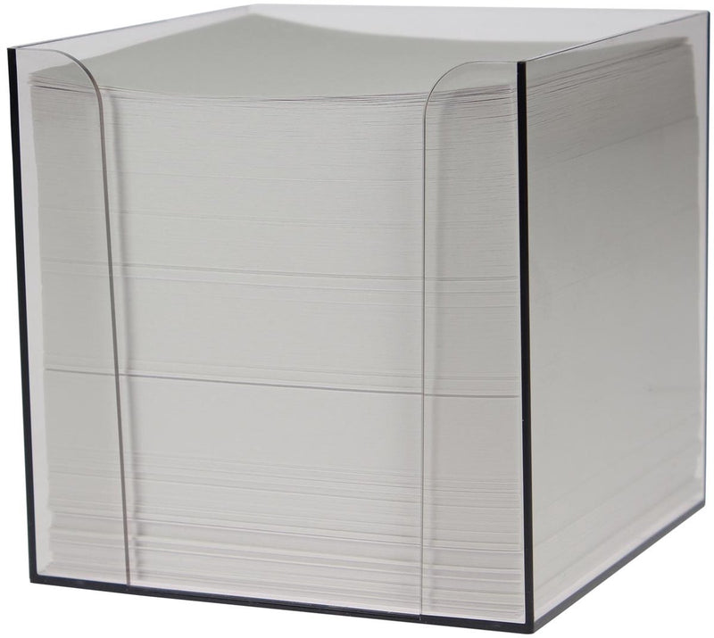 Cubo de notas sin marca sin marca 9,5x9,5x9,5cm blanco