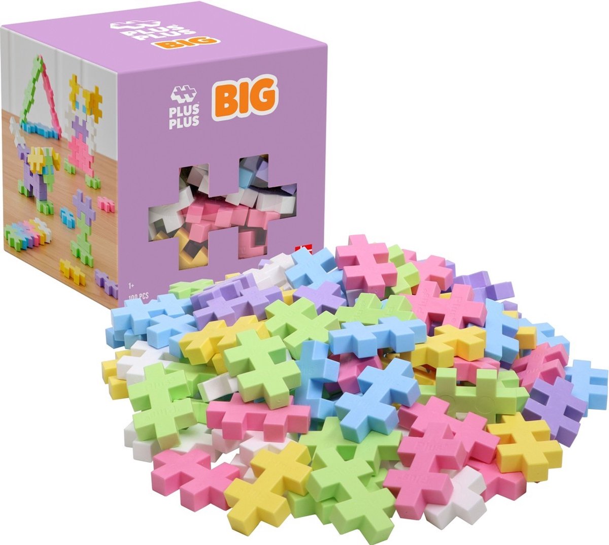 Plus plus pastello grande plus-plus: 100 pezzi (3412)