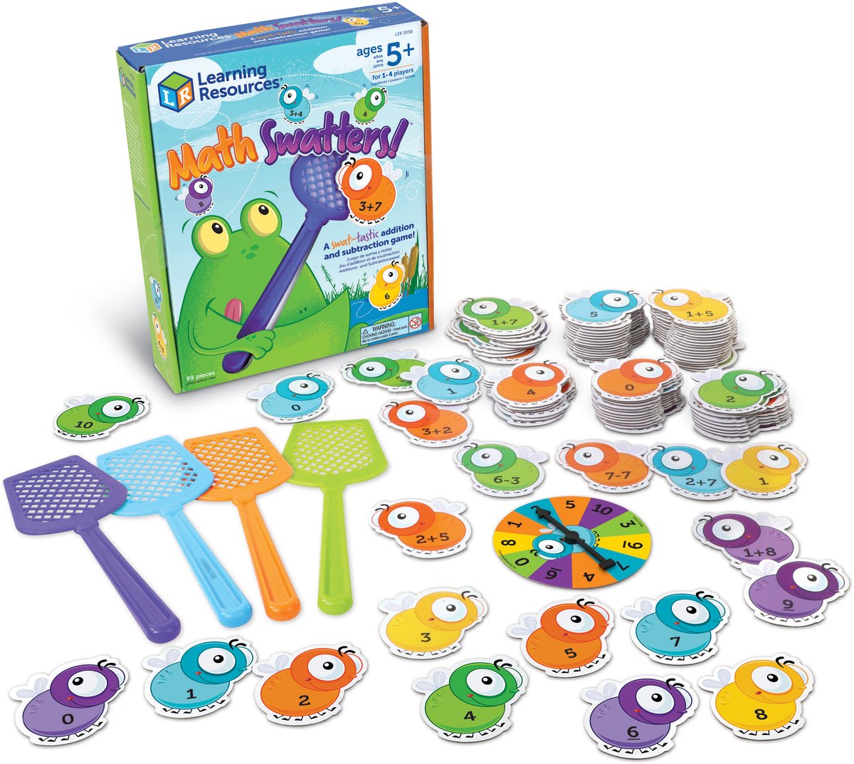 Learning resources math swatters™ addition subtraction game - 1+