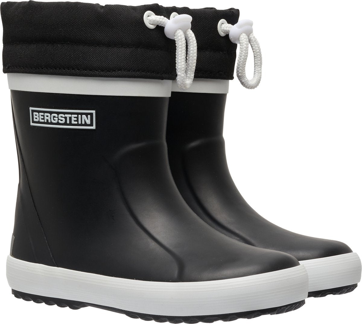 Bergstein classic thermo unisex junior regenlaarzen - black