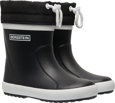 Bergstein classic thermo unisex junior regenlaarzen - black