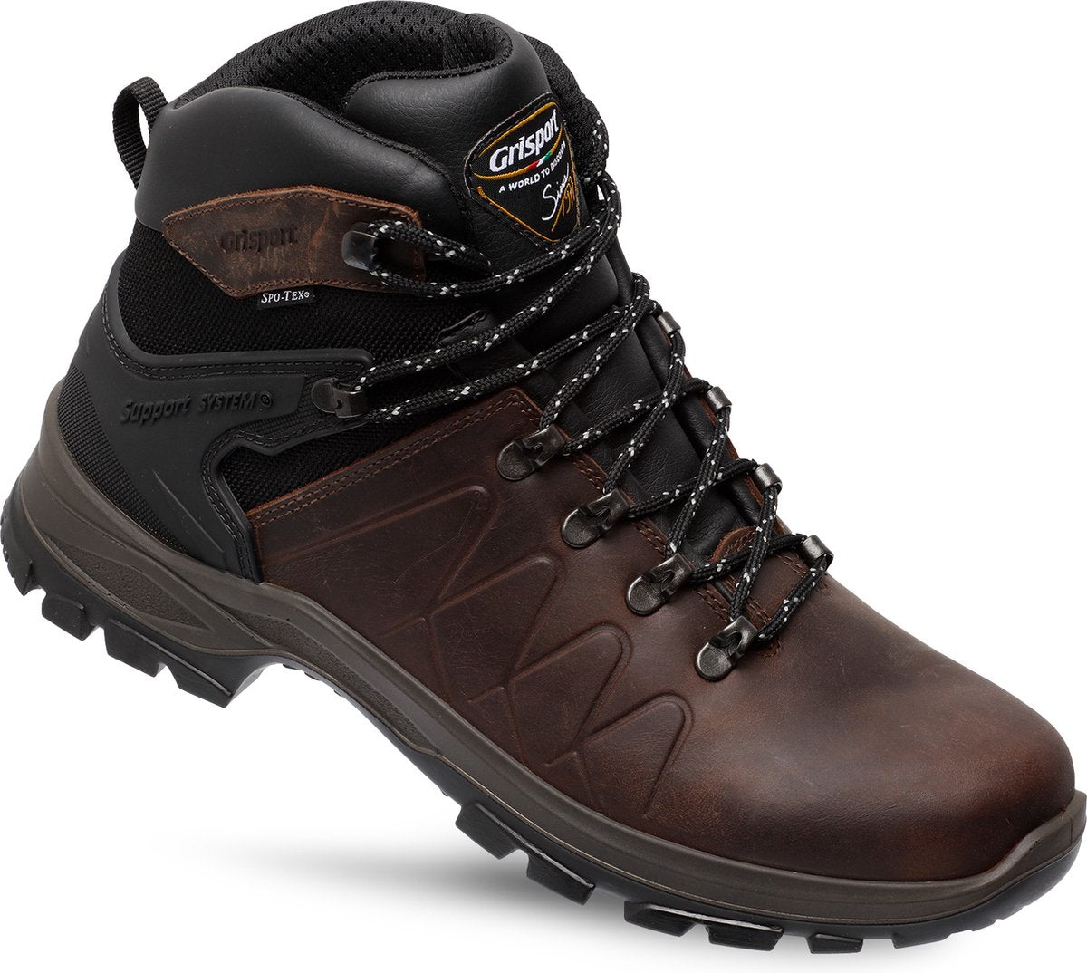 Scarponi da trekking unisex Grisport ranger mid - marroni