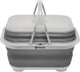 Outwell base lavabo collassabile con manico coperchio lavello con coperchio pieghevole in silicone grigio