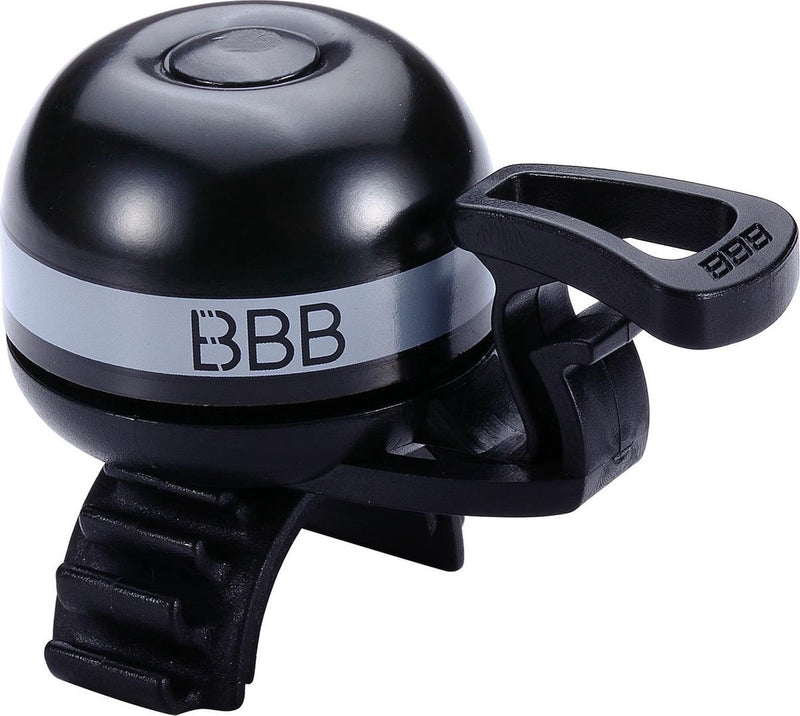 Bbb cycling bbb-14 easyfit deluxe fietsbel - messing - alle stuur diameters - grijs