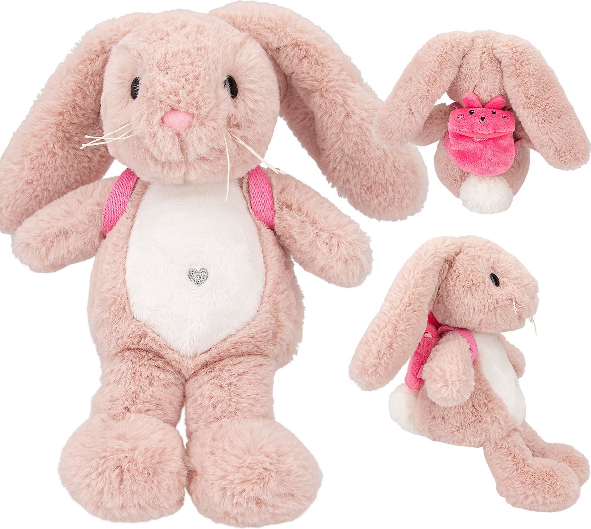 Depesche - peluche princesa mimi conejita nelly con mochila