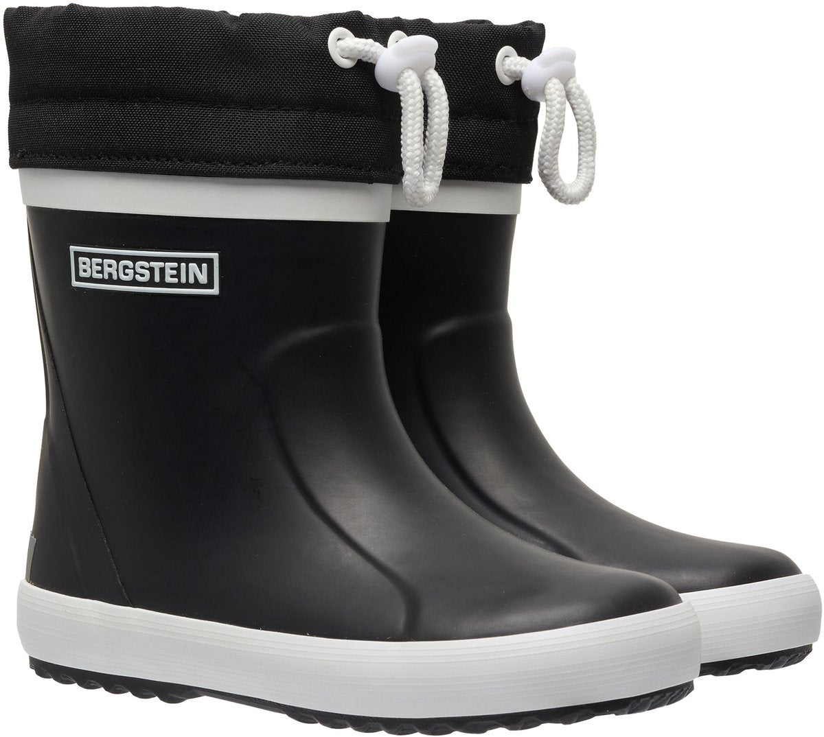 Bergstein classic thermo unisex junior regenlaarzen - black