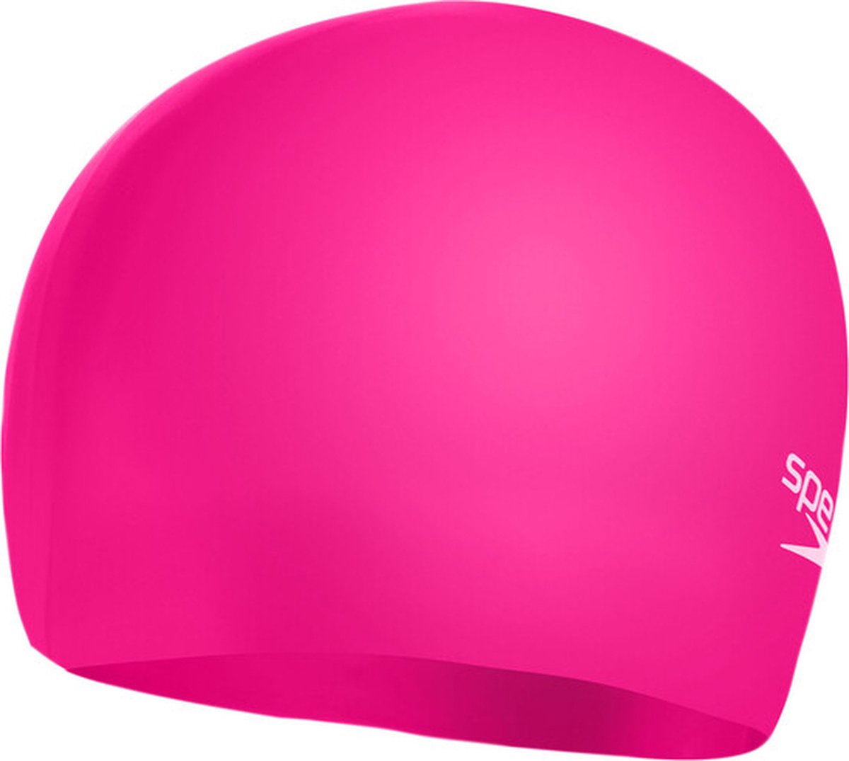 Speedo gorro de natación junior de silicona moldeada lisa - rosa