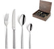 Gioiello Amefa - Set posate 24 pezzi - per 6 persone - color argento - in lussuosa scatola di legno
