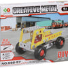 Construction set metal dump truck, 83 pcs.