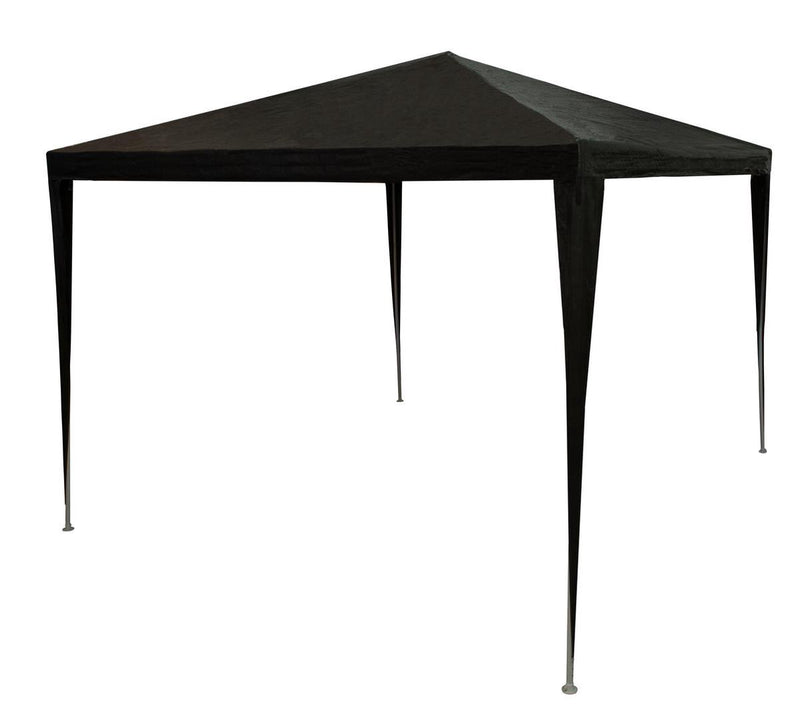 Tenda per feste in giardino Lifetime 3 x 3 m - padiglione e tenda per feste per giardino o terrazza - tenda per feste incl. picchetti e tiranti - altezza colmo 2,5 m - plastica - antracite
