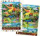 Banana Panda - Cerca e guarda i dinosauri puzzle - 60 °.