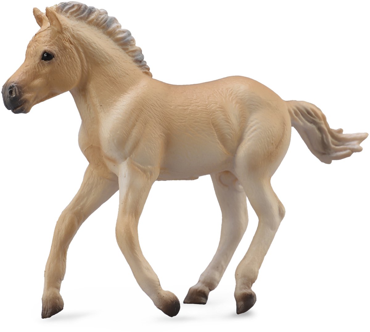 Figurina Collecta - puledro fiordo grigio-marrone - (m) - cavalli - dipinto a mano - miniatura