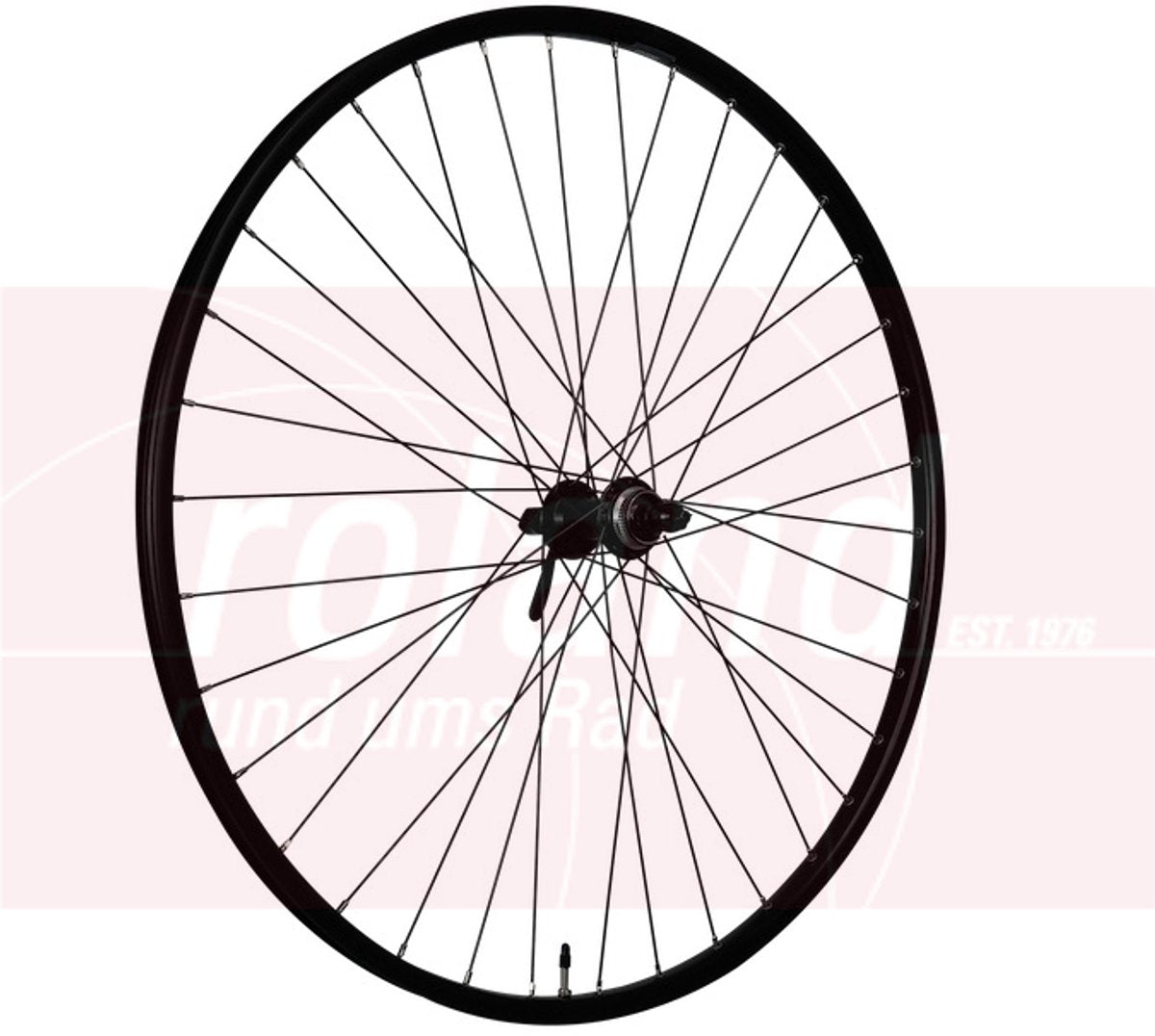 Roland front wheel 28 inch 622 Black Disc brake Centerlock Rival 21