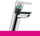 Rubinetto lavabo Hansgrohe Talis SS 80 con piletta cromo