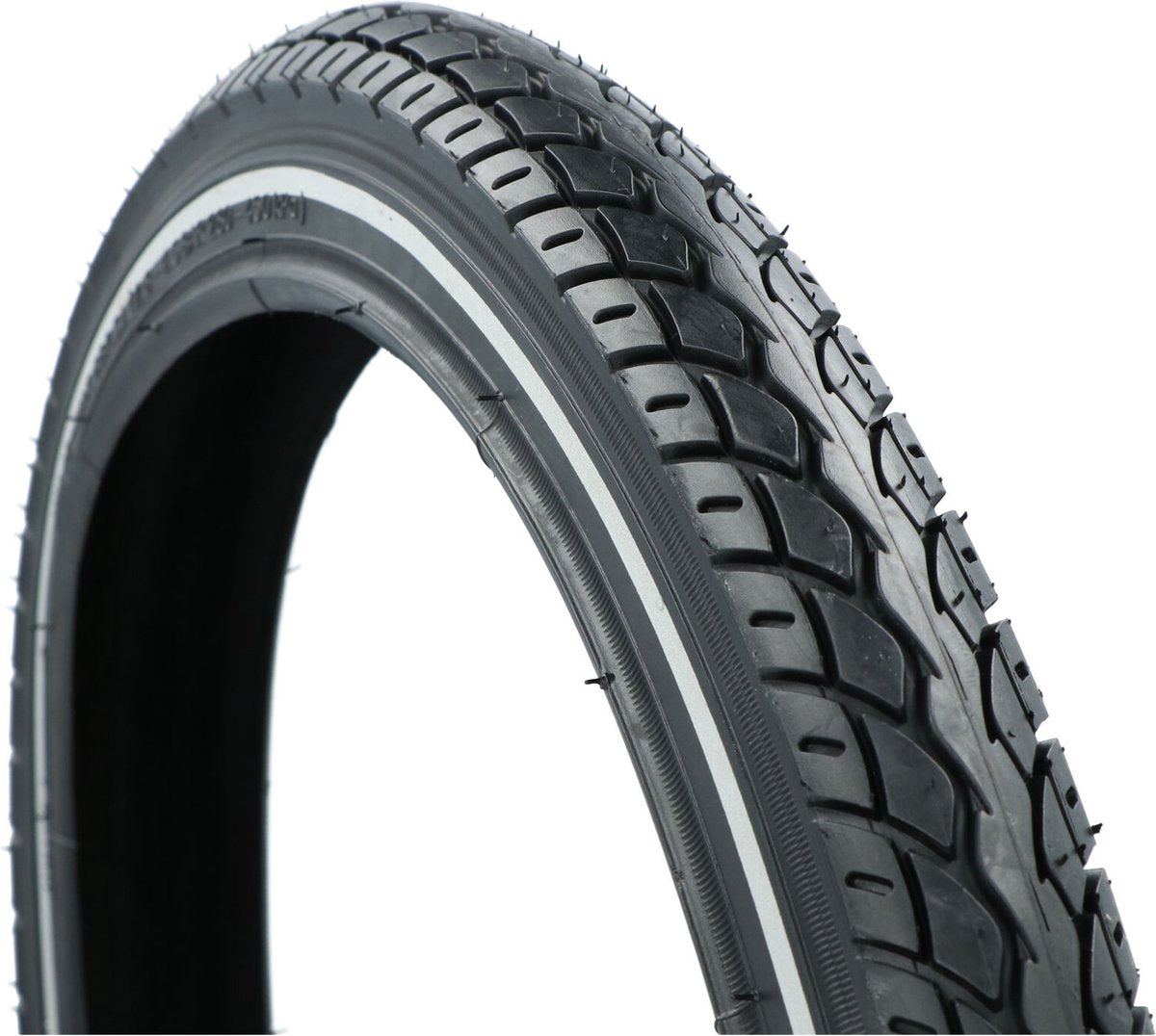 Dresco outdoor tire street - tire size 20 x 1.75 - etrto size 47-406 - safe reflection - optimal grip in all weather conditions - low rolling resistance - high puncture resistance - optimal grip - black