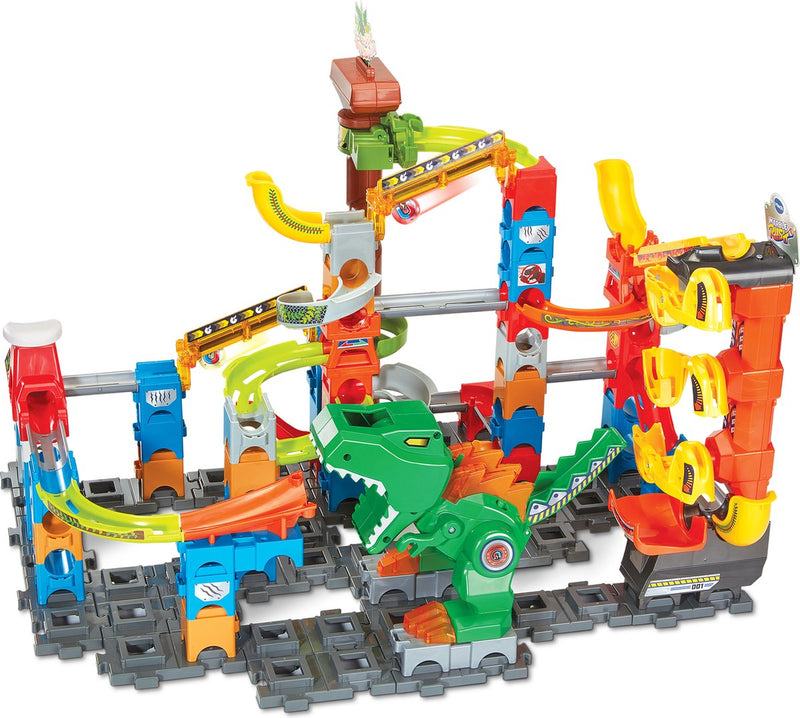Vtech Marble Rush Dino Adventures set magnetico xl400e pista per biglie