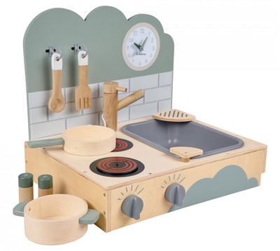 Eichhorn Wooden Take -away Kitchen, 10dlg.
