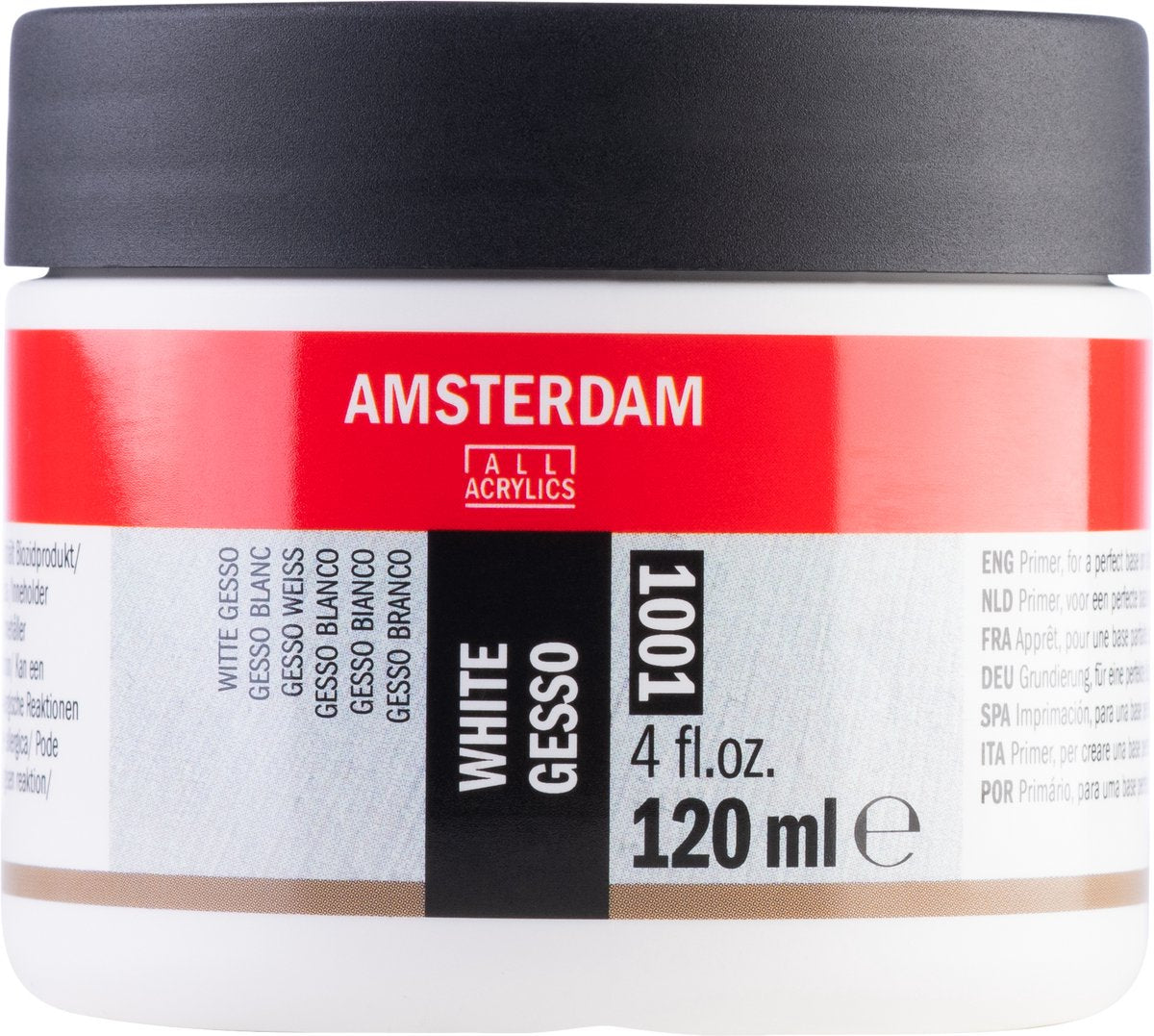 Amsterdam tutti gli acrilici amsterdam • gesso bianco 1001 mini 120ml