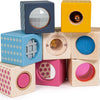 Bigjigs Senses de madera bloques de construcción