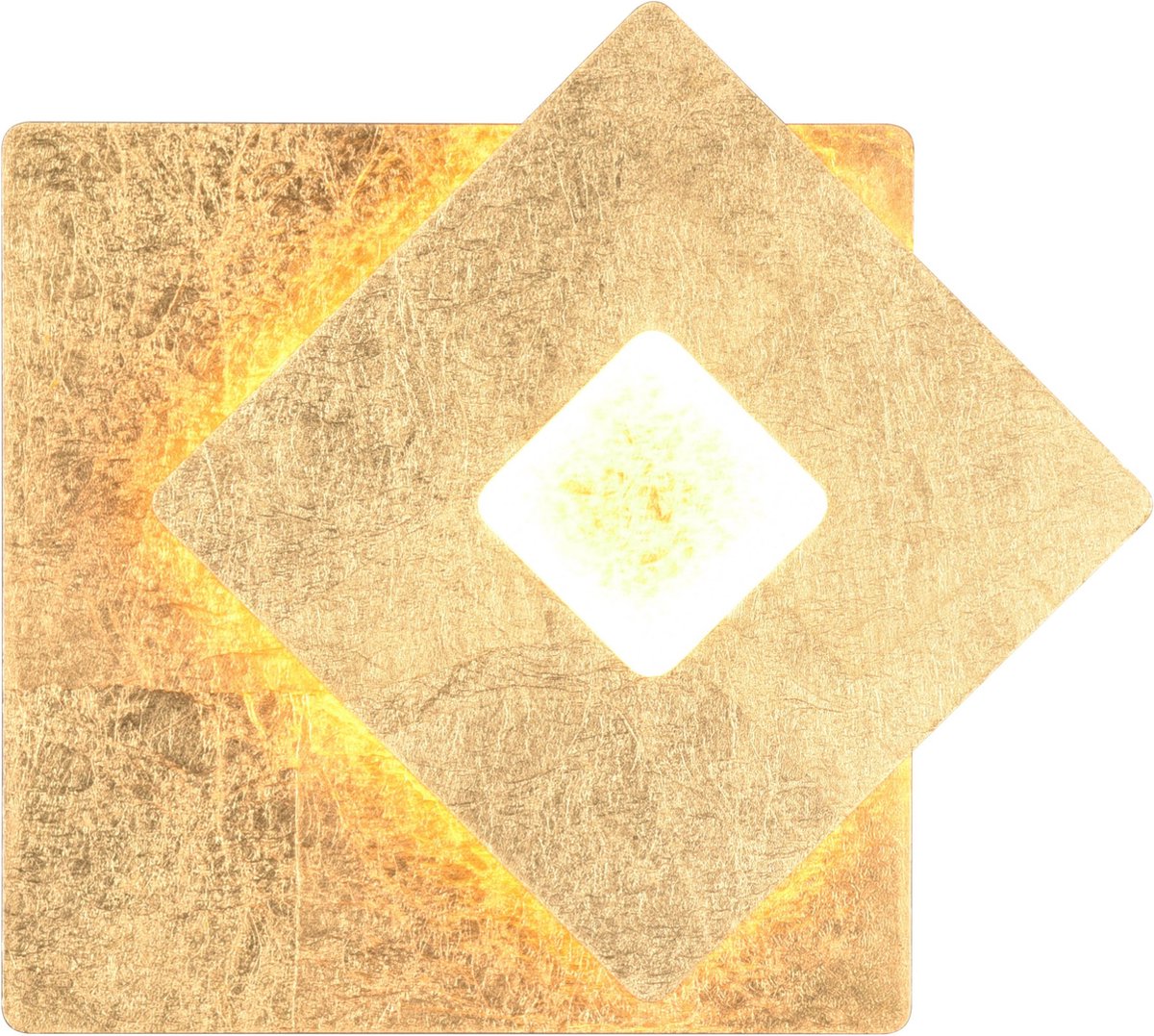 Trio leano - lámpara de pared - oro - incl. 1x smd 6w - iluminación indirecta - giratorio