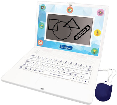 Lexibook bilingual educational laptop with 170 activities (85 per language), 6.7” screen in German and English