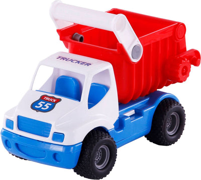 Cavallino Toys Cavallino Grip Kiepvrachtwagen con pneumatici in gomma, 26 cm