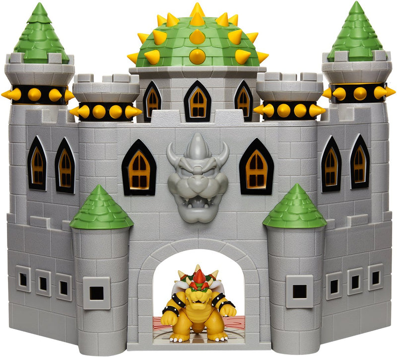 Jakks Nintendo Super Mario Deluxe 6 cm Castello di Bowser Playset