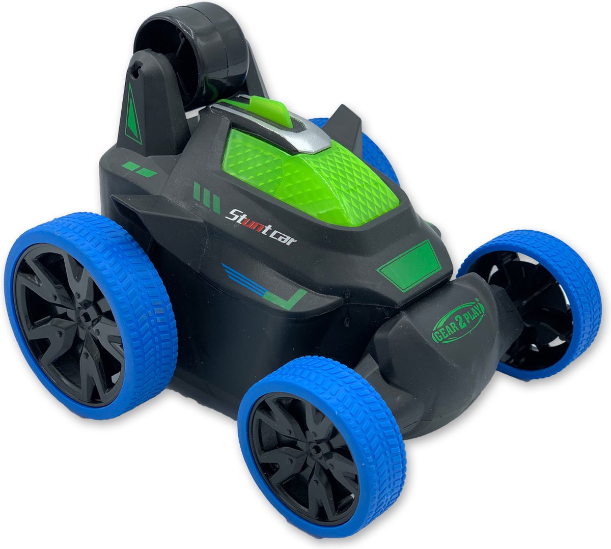 Gear2Play RC Stunt roll controllable car blue