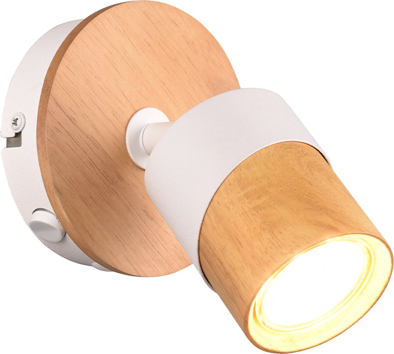 Trio aruni - spot - color legno con bianco - escl. 1x gu10 4,5w