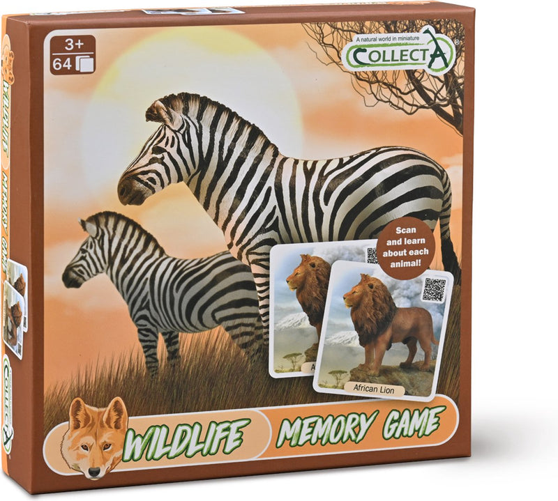 Gioco di memoria collettivo - animali selvatici - educativo - memoria